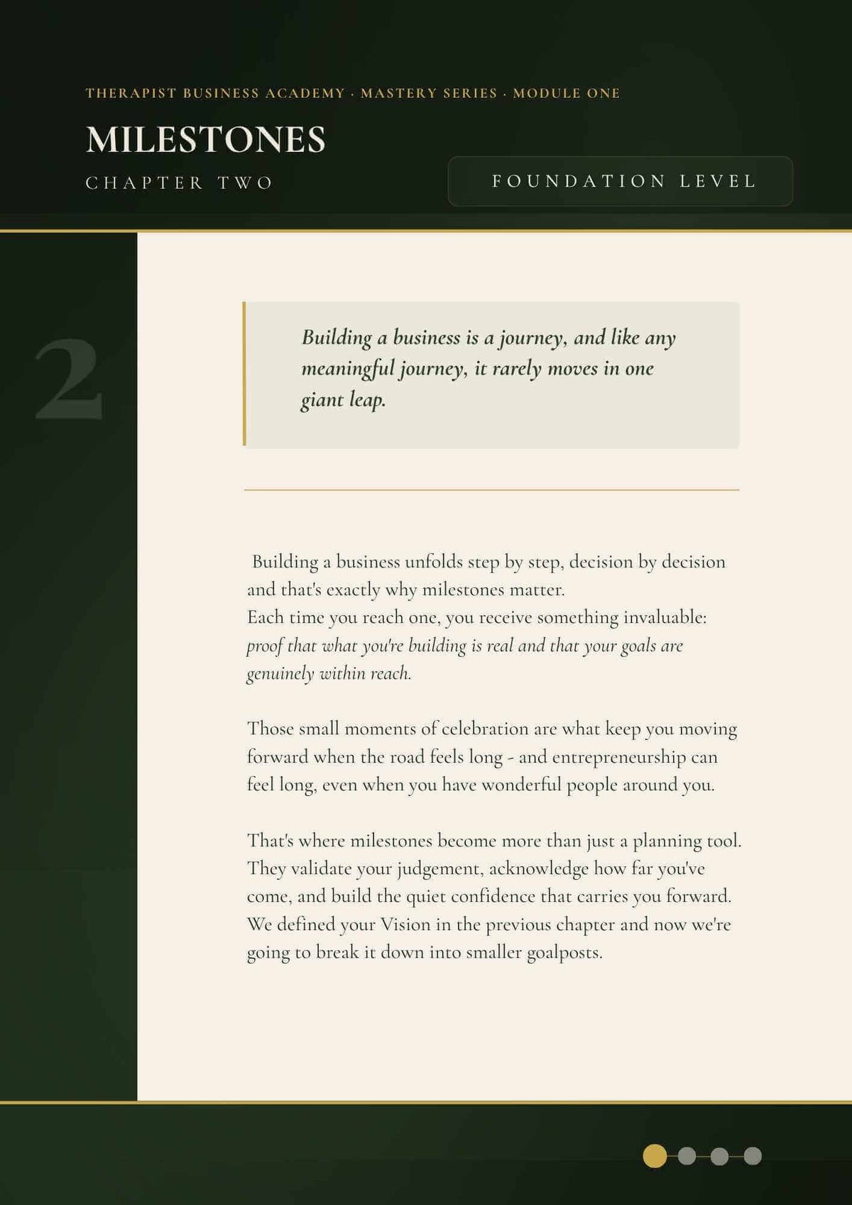 Foundations Beyond Business